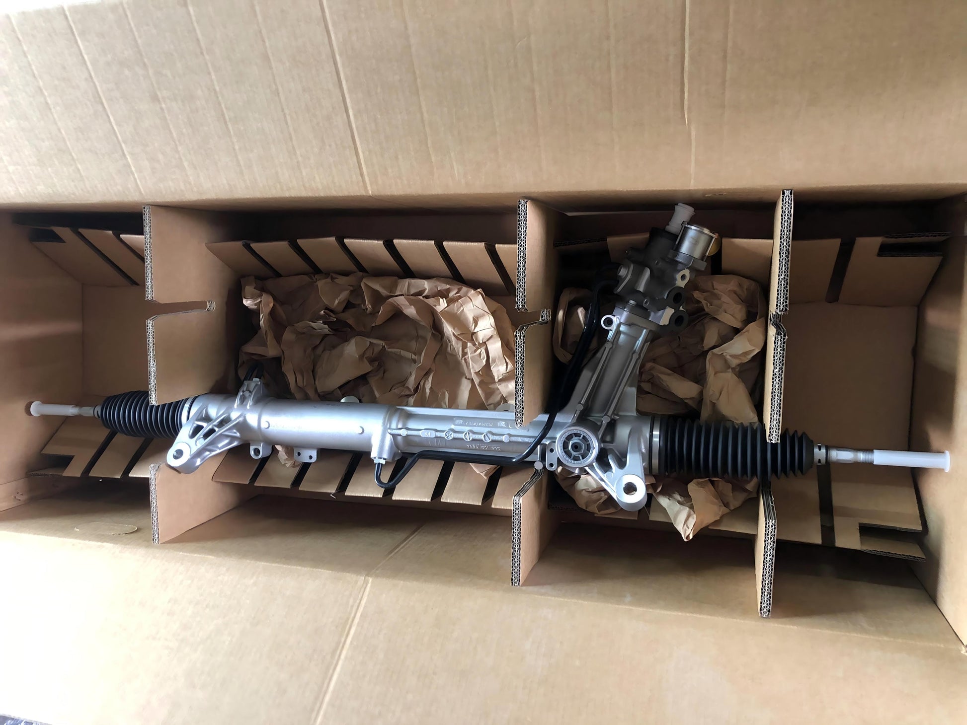 power steering gear for rolls royce ghost